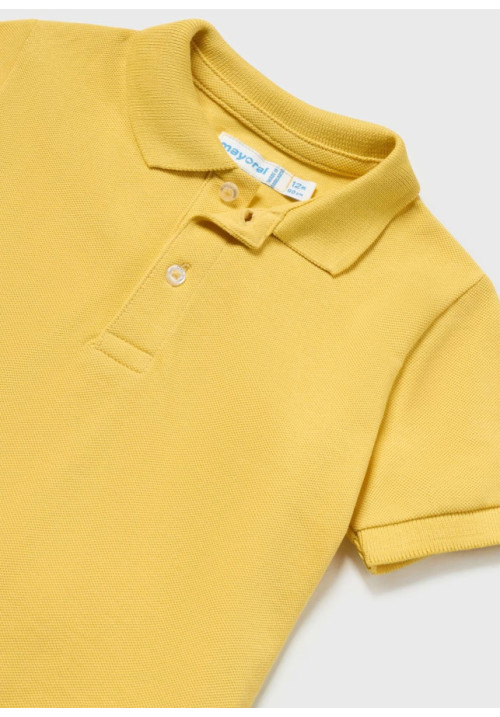 Polo amarillo m/c BÁSICO 